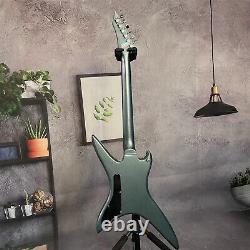 Solid Body 6 String Electric Guitar Metallic Blue Rosewood Fretboard Fast Sale
