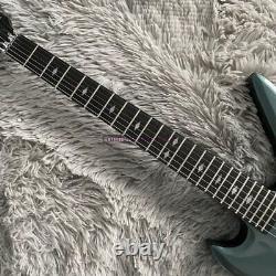 Solid Body Electric Guitar Stealth Chuck FR Bridge Dark Metallic Blue 6Strings