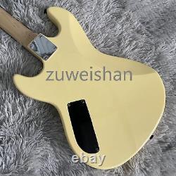 Solid Body Yellow Beauty Electric Guitar 6 String H Pickup Black Harsware