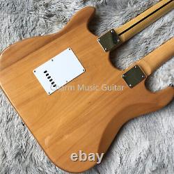 Solid Double Neck 6+4 Strings Electric Guitar Neck Fretboard Fast Ship Dot Inlay