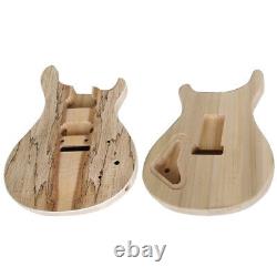 Spalted Maple Top All Hardware prs Diy Custom Unfinished Electrical Guitar Kit