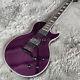 Special Crack Style Electric Guitar Pink Purple Color HH Pickup 6 Strings