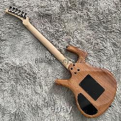 Special Shape 6 String Electric Guitar HH Pickups Maple Neck Black Hardware