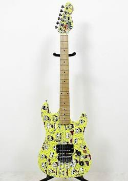 Spongebob Electric Guitar Outfit With Mini Amp & Bag 7/8 Size Solid Body Z00