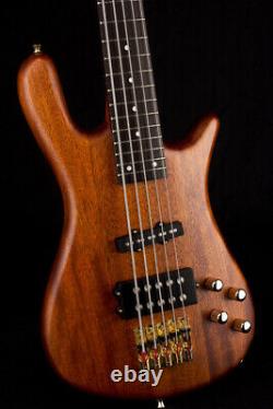Sx Electric Bass 5 String Arched Body Natural Satin Finish