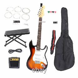 Sycamore Electric Guitar Set Kit for Beginners with Tuner+String+Capo+Picks+Pedal