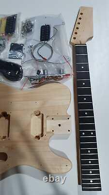 Tele Electric guitar kit guitar HUMBUCKERS DIY unbranded telecaster T SHAPE HB