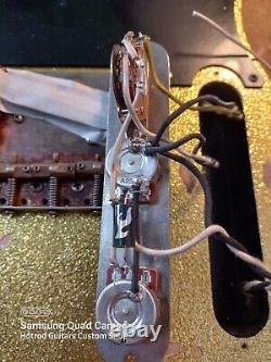 Telecaster Custom Relic Gold Metal Flake Nitro 6105 frets High spec