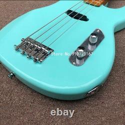 Unbranded 4 Strings ST Shape Electric Bass Guitar Maple Fingerboard One Pickup