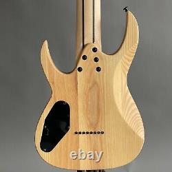 Unbranded Electric Guitar 8 String Rosewood Fretboard 2 Single Pickups Burlywood