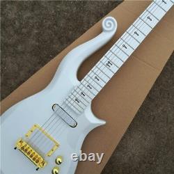 Unbranded White Cloud 1 Symbol Electric Guitar 6 Strings For Beginner