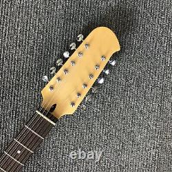 Unbranded White Electric Guitar Factory 3S Pickup 12 Strings Rosewood Fretboard