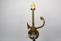 Unbranded prince Electric Guitar Gold Hardware SH Pickups FR Bridge 6 Strings