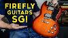 Under 200 Firefly Guitars New Set Neck Sg Style Guitar