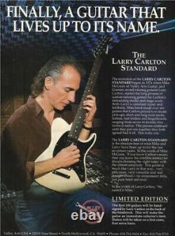 Valley Arts Larry Carlton Signature Guitar. New. Unplayed