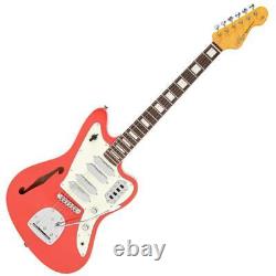 Vintage REVO Series'Surfmaster Quad' Electric Guitar Firenza Red