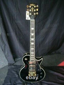 Vintage V1003bb Black Beauty Les Paul With Gold H/w Guitar £365+free Pnp