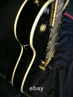 Vintage V1003bb Black Beauty Les Paul With Gold H/w Guitar £365+free Pnp