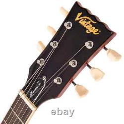 Vintage V100AFD Flamed Amber Paradise Electric Guitar limited offer