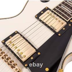 Vintage V100 ReIssued Electric Guitar Arctic White