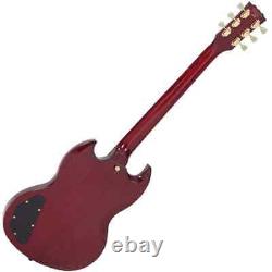 Vintage VS6 ReIssued Electric Guitar Cherry Red/Gold Hardware