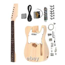Wood Electric Guitar Kit String Instrument Maple Guitar Neck Replacement