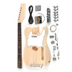 Wood Electric Guitar Kit String Instrument Maple Guitar Neck Replacement