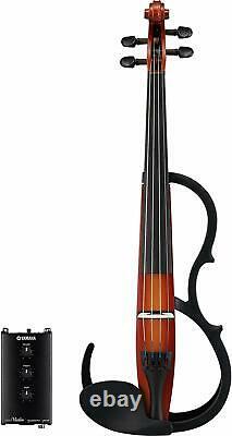 Yamaha Silent Electric Violin SV250 Brown 4-String New