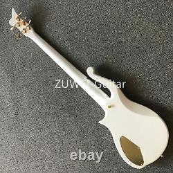 ZUWEI 5-String 1 Symbol Electric Bass Guitar Basswood Body Gold Hardware