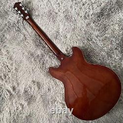 Zuwei Electric Guitar 6 String Rosewood Fretboard Black Pickguard HH Pickups